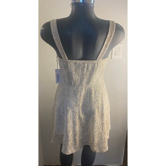 Bailey Blue Cream Sequin Skirt - Picture 3 of 4